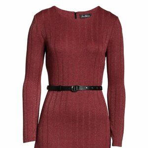 👗 NWT – Sam Edelman Asymmetrical Ruffle Hem Knit Dress – Size 10